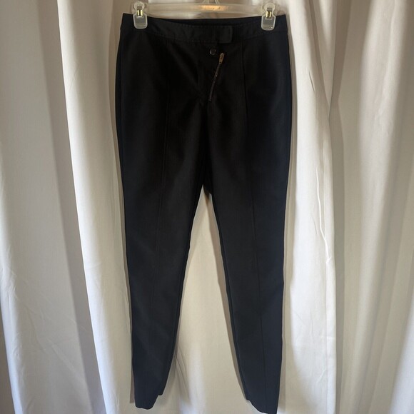 Alexander Wang Black Tapered Ankle Dress Pants Sz 10 - Picture 1 of 7